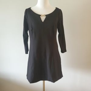 White House Black Market Long Sleeve shift dress
